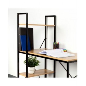 Scrivania con scaffale Max Home Acciaio Melammina Truciolare 100 x 120 x 52 cm