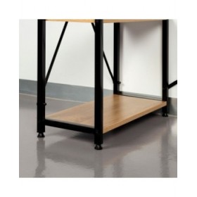 Scrivania con scaffale Max Home Acciaio Melammina Truciolare 100 x 120 x 52 cm