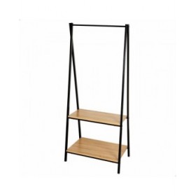 Appendiabiti con ripiano Max Home Acciaio Melammina Truciolare Minimalista 64 x 150 x 40 cm