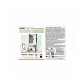 Appendiabiti con ripiano Max Home Acciaio Melammina Truciolare Minimalista 64 x 150 x 40 cm