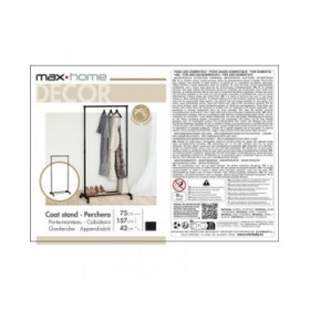 Appendiabiti Max Home Acciaio Plastica 75 x 157 x 42 cm (4 Unità)