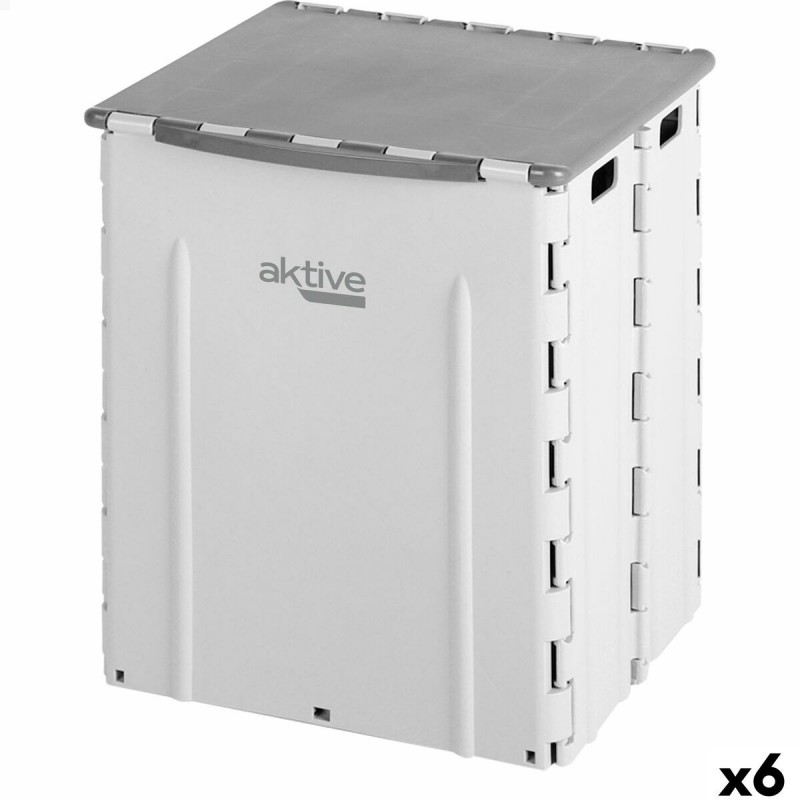Secchio della spazzatura Aktive polipropilene TPR 31 x 38 x 27 cm (6 Unità)
