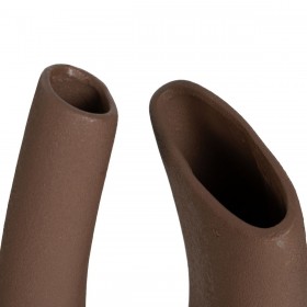 Vaso Marrone Ceramica 22 x 19 x 43 cm