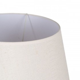 Lampada da tavolo Crema Naturale Lino Ferro Fibra naturale 60 W 220-240 V 40 x 40 x 69,5 cm