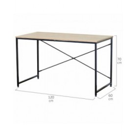 Scrivania Max Home Acciaio Melammina Truciolare 120 x 71 x 60 cm