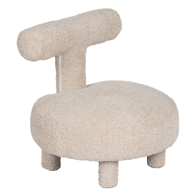 Sedia da Sala da Pranzo Beige 51 x 51 x 49 cm