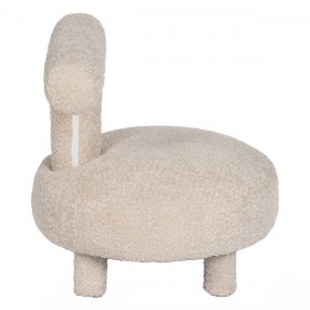 Sedia da Sala da Pranzo Beige 51 x 51 x 49 cm