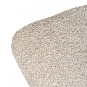 Panca Beige Naturale Poliestere Legno di pino 53 x 38 x 41 cm