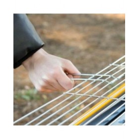 Barbecue Portatile Aktive Acciaio 89 x 33 x 33 cm Giallo
