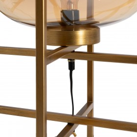 Lampada da tavolo Dorato Metallo Cristallo 40 W 220-240 V 39 x 39 x 73 cm