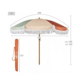 Ombrellone Aktive Ø 200 cm 200 x 185 x 200 cm (4 Unità)