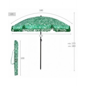 Ombrellone Aktive Ø 180 cm 180 x 180 x 180 cm (6 Unità)