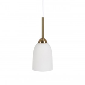 Lampadario Bianco Dorato 60 W