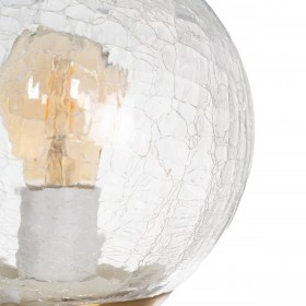 Lampada da Terra Dorato Metallo Cristallo 60 W 220-240 V 20 x 20 x 140 cm