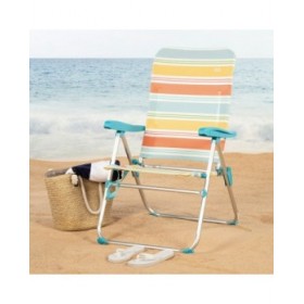 Sedia da Spiaggia Aktive 48 x 95 x 65 cm (4 Unità)