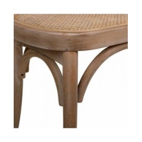 Panca Alexandra House Living Marrone Rattan Legno d'albero della gomma 37 x 47 x 110 cm
