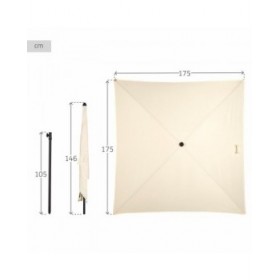 Ombrellone Aktive Beige 175 x 240 x 175 cm