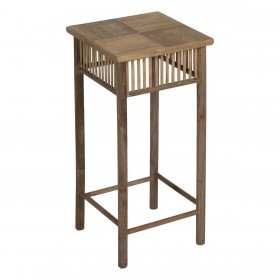 Tavolo aggiuntivo Naturale Bambù 22,5 x 22,5 x 50 cm 32,5 x 32,5 x 70 cm 2 Pezzi (2 Unità)