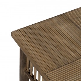 Tavolo aggiuntivo Naturale Bambù 22,5 x 22,5 x 50 cm 32,5 x 32,5 x 70 cm 2 Pezzi (2 Unità)