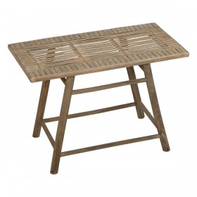 Tavolo aggiuntivo Naturale Bambù 60 x 32 x 41 cm 42 x 21,5 x 32 cm 2 Pezzi (2 Unità)