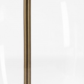 Lampada da tavolo Dorato Lino Metallo Cristallo 60 W 220-240 V 43 x 43 x 73 cm