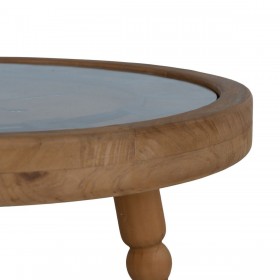 Tavolo aggiuntivo Naturale Legno di abete 50 x 50 x 52,5 cm