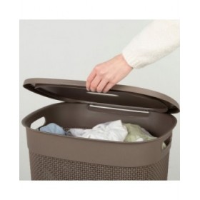 Cesto per i Panni Curver Marrone Plastica 55 L 44 x 61 x 35 cm (8 Unità)