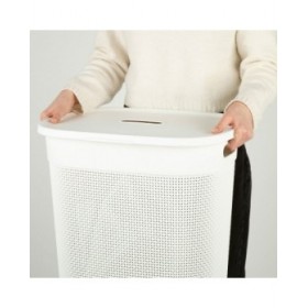Cesto per i Panni Curver Bianco Plastica 55 L 44 x 61 x 35 cm (8 Unità)