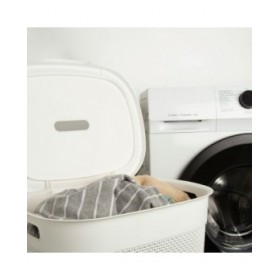 Cesto per i Panni Curver Bianco Plastica 55 L 44 x 61 x 35 cm (8 Unità)