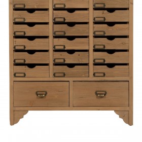Cassettiera Beige Legno di abete Legno MDF 85,5 x 36,5 x 133 cm