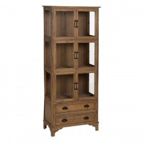 Stand Espositore Naturale Cristallo Legno di abete 72 x 39 x 175 cm