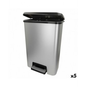 Secchio della spazzatura Curver Grigio Plastica 50 L (5 Unità)