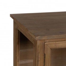 Stand Espositore Naturale Cristallo Legno di abete 72 x 39 x 116 cm