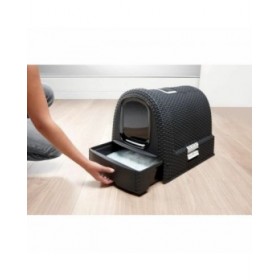 Lettiera per Gatti Curver Antracite 51 x 38,5 x 39,5 cm Plastica (Plastica)