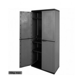 Armadio Curver Grigio scuro Plastica 68 x 166 x 39 cm