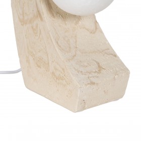 Lampada da tavolo Crema Poliresina 220-240 V 16,5 x 11,5 x 30 cm