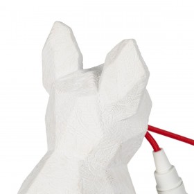 Lampada da tavolo Bianco Rosso Poliresina 60 W 220-240 V 18,5 x 13 x 26 cm