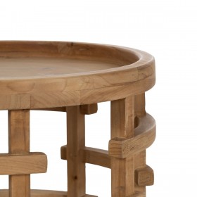 Tavolo aggiuntivo Naturale Legno di abete 40 x 40 x 46 cm