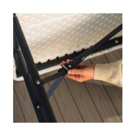 Tavolo Pieghevole Lifetime Bianco 152 x 74 x 76 cm