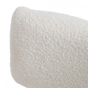 Poltrona Bianco Naturale Poliuretano Legno d'albero della gomma 62 x 62 x 71 cm