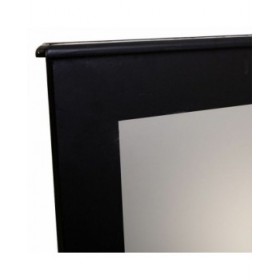 Specchio da parete Alexandra House Living Nero 3 x 90 x 70 cm Rettangolare