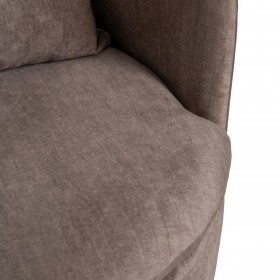 Poltrona Taupé Legno Ferro 84 x 74 x 66 cm