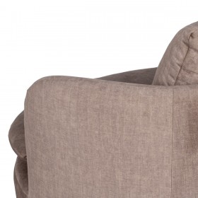 Poltrona Taupé Legno Ferro 84 x 74 x 66 cm