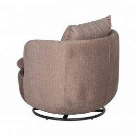 Poltrona Taupé Legno Ferro 84 x 74 x 66 cm