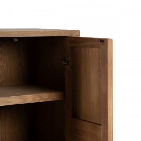 Credenza AIKO Crema Naturale Ferro Legno MDF 70 x 40 x 172 cm