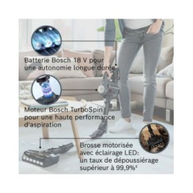 Aspirapolvere senza Cavo BOSCH BBS712A Nero