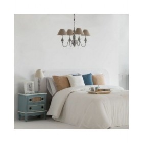 Comodino Alexandra House Living Azzurro 36 x 56 x 50 cm