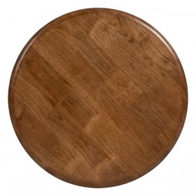 Console Nero Naturale Ferro Legno d'albero della gomma 60 x 60 x 105 cm