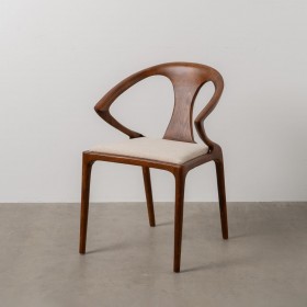 Sedia da Sala da Pranzo Marrone Beige 55 x 57 x 81,2 cm