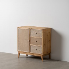 Set di mobili GEREL Naturale 75,5 x 37 x 75,5 cm